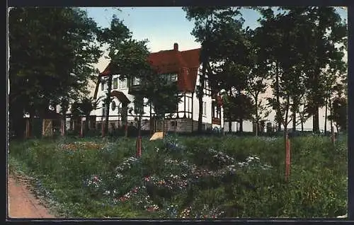 AK Thalheim / Erzg., am Gasthaus zur Tabakstanne