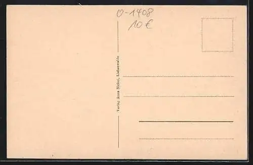 AK Liebenwalde, Rathaus und Marktplatz