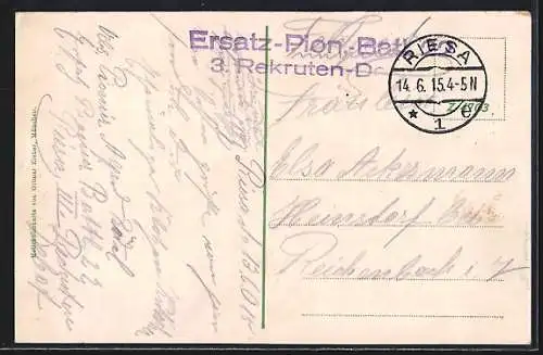 AK Riesa, Carola- und Handelsschule, Hüttenwerk, Elbkai