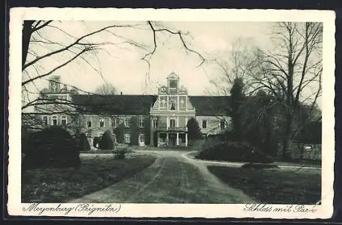 AK Meyenburg /Prignitz, Schloss mit Park