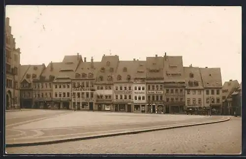 AK Mittweida i. S., Strasse am Marktplatz