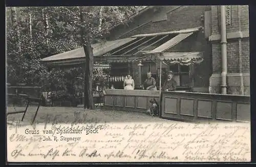 AK Berlin-Charlottenburg, Restaurant Spandauer Bock, Inh. R. Stegmeyer