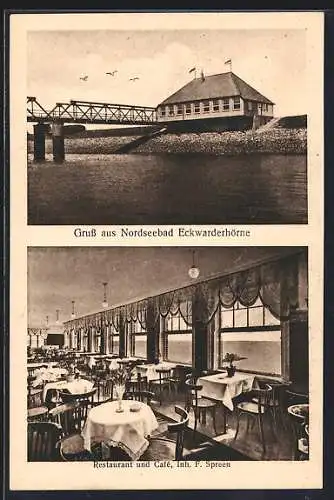 AK Eckwarderhörne, Restaurant und Cafe von F. Spreen