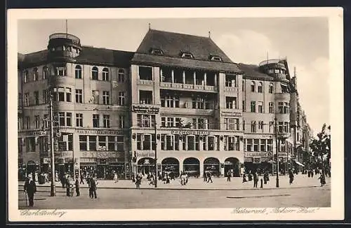 AK Berlin-Charlottenburg, Restaurant Pschorr-Haus, Tauentzienstrasse