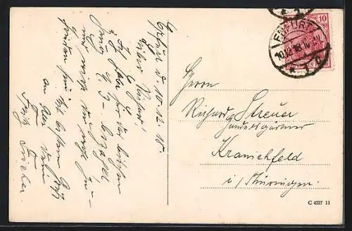 AK Erfurt, Firma J. C. Schmidt, Hauptgärtnerei, östl. Teil