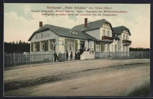 AK Chemnitz-Zeisigwald, Restaurant Heide-Schänke v. Robert Kölbel