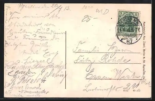 AK Plötzensee, Insel-Restaurant von Heinrich Neumüller, Seestrasse 97