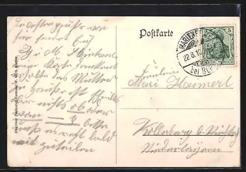 AK Berlin-Lankwitz, Restaurant zur Erholung, Bes. Robert Illmer