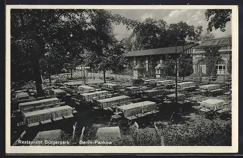 AK Berlin-Pankow, Restaurant Bürgerpark