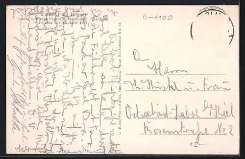 AK Berlin-Pankow, Restaurant Bürgerpark