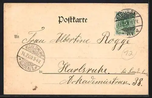 AK Berlin-Kreuzberg, Wächter`s Restaurant, Terrasse, Plan-Ufer 22