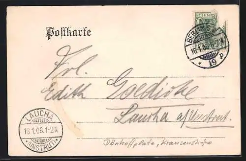 AK Berlin, Gasthaus zum Patzenhofer v. Carl Dehne am Dönhoffplatz, Krausenstrasse
