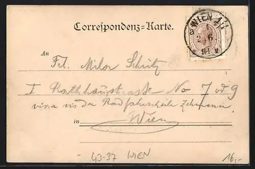 AK Wien, Zwickl`s Restaurant Lusthaus im K. k. Prater