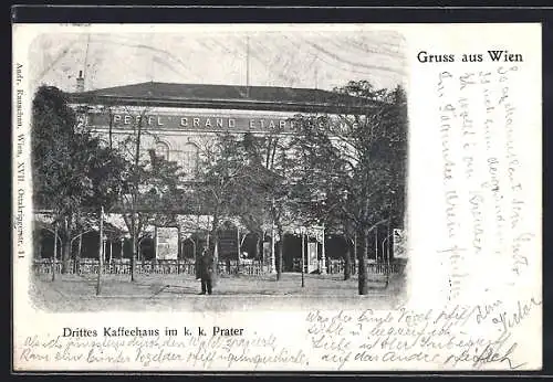 AK Wien, Wiener Prater, Pertl's Grand Etablissement, 3. Kaffeehaus