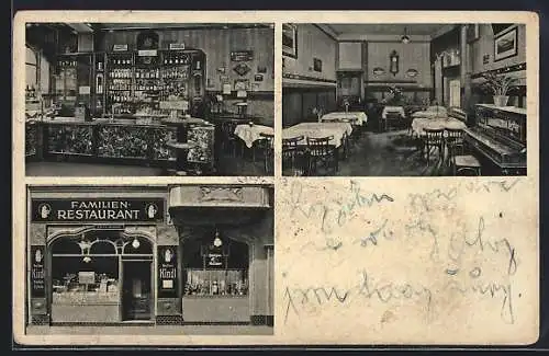 AK Berlin-Prenzlauer Berg, Familien-Restaurant von Robert Pech in der Greifswalderstrasse 225