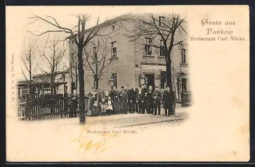 AK Berlin-Pankow, Restaurant von Carl Mücke