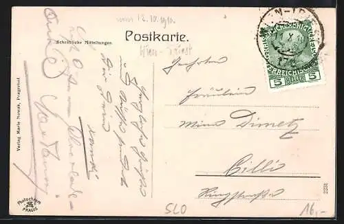 AK Pragerhof, Thonwarenfabrik von Franz Steinklauber