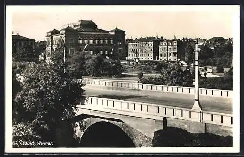 AK Weimar / Thüringen, Viadukt