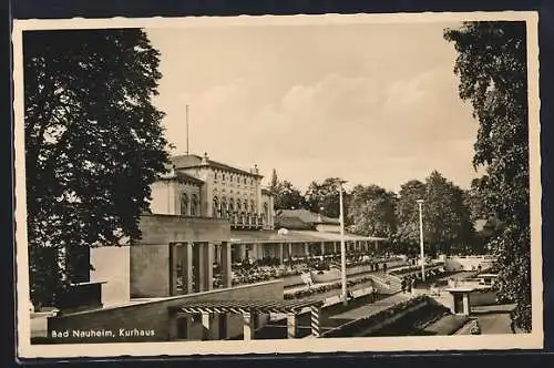 AK Bad Nauheim, Kurhaus mit Terrassen-Anlage