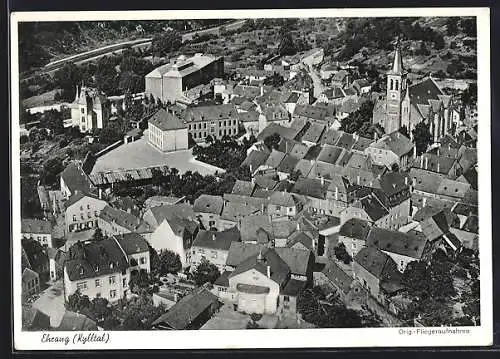 AK Ehrang /Kylltal, Teilansicht mit Strassenpartie