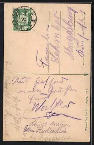 AK Dessau, Sicht auf das Rathaus