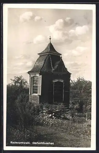 AK Radevormwald, Gartenhäuschen