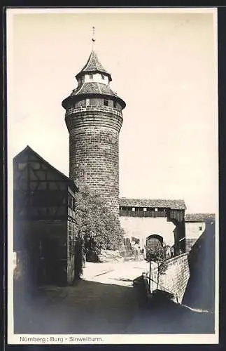 AK Nürnberg, Burg, Sinwellturm