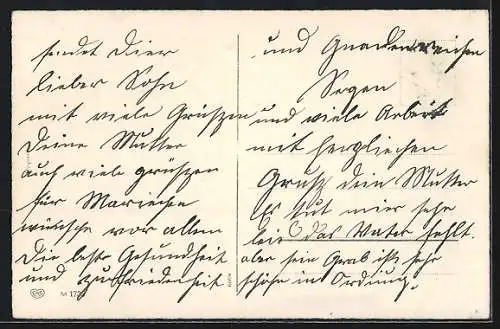 AK Geldbörse mit Münzen und Scheinen, Neujahrsgruss