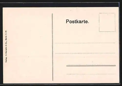 Künstler-AK Berlin, Unser täglich Brot gib uns heute.., Brotkarte, Kriegsnot