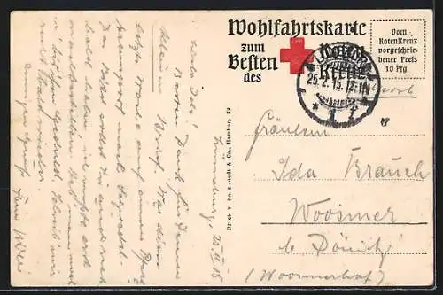 Künstler-AK Hinaus in die Ferne..., Kinder spielen Krieg, Kinder Kriegspropaganda