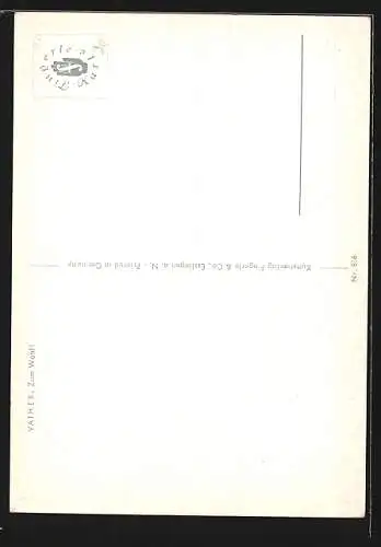 Künstler-AK Vather : Zum Wohl, Mann mit Bier