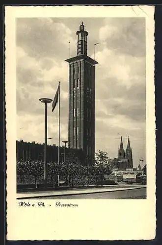 AK Köln, Pressaturm, Ausstellungsgelände