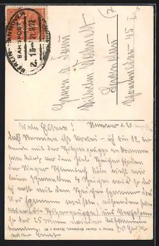 AK Ein Paar in Schaumburg-Lippischer Landestracht