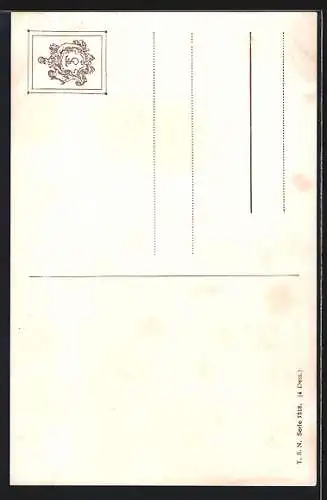 AK Hirsche mit davonfliegenden Enten am See