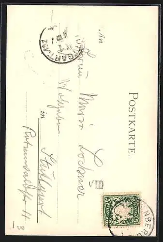 Künstler-AK Karl Mutter: Nuernberg, Burg