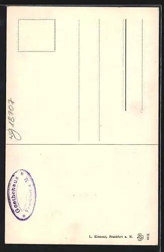 AK Sachsenhausen-Frankfurt a. M., Willener-Häuschen, Marianne von Willemer