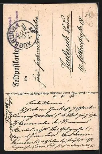 AK Soldat mit Stahlhelm, Helft uns siegen - zeichnet Kriegsanleihe