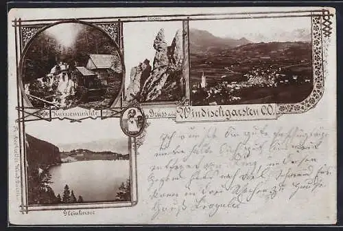AK Windischgarsten, Kreissenmühle, Bischof, Gleinkersee und Totalansicht