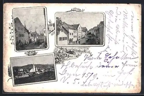 AK Sarleinsbach, Strassenpartien und Totalansicht