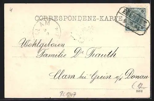 AK Ebensee am Traunsee, Kaiserliches Jagdschloss Offensee