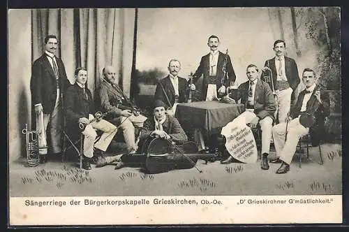 AK Grieskirchen, Sängerriege der Bürgerkorpskapelle