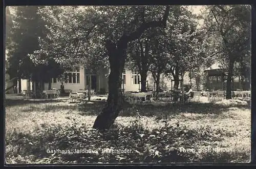 AK Hinterstoder, Gasthaus Jaidhaus mit Garten