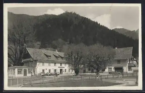 AK Ebensee /Salzkammergut, Gasthof Langwies, Bes. Peter Leirich