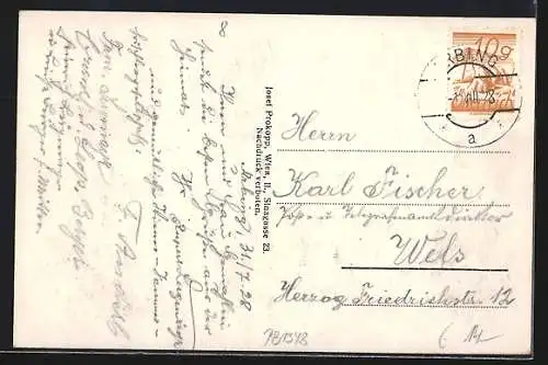 AK Arbing, Teilansicht aus der Vogelschau