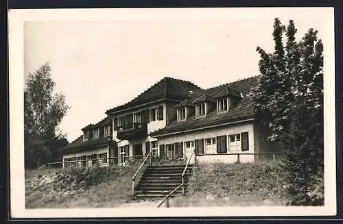 AK Storkow / Mark, Ansicht des Heim Hirschluch Güldene Sonne