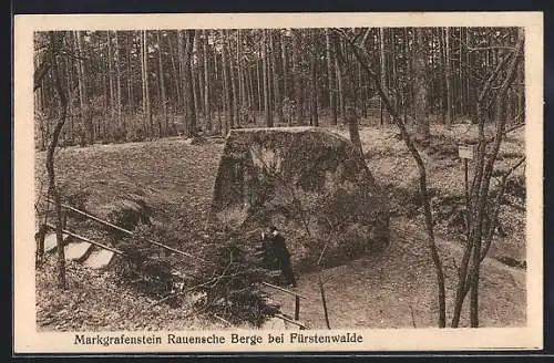 AK Fürstenwalde / Spree, Markgrafenstein Rauensche Berge