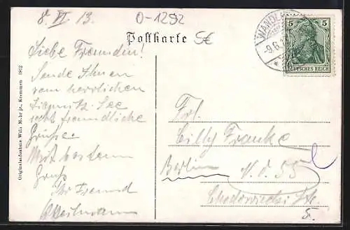 AK Wandlitz /Mark, Gasthaus am Liepnitz-See von W. Schmidt