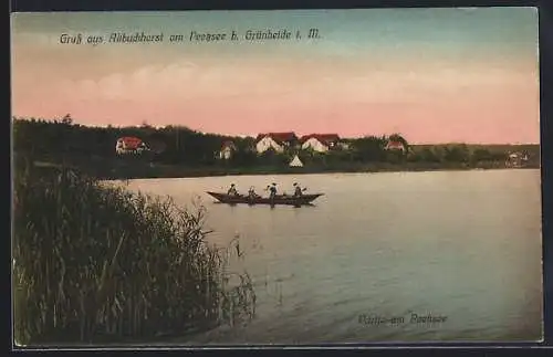 AK Alt-Buchhorst, Ortspartie am Peetzsee