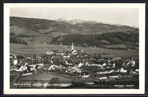 AK Obdach, Gesamtansicht mit Blick zum Zirbitzkogel