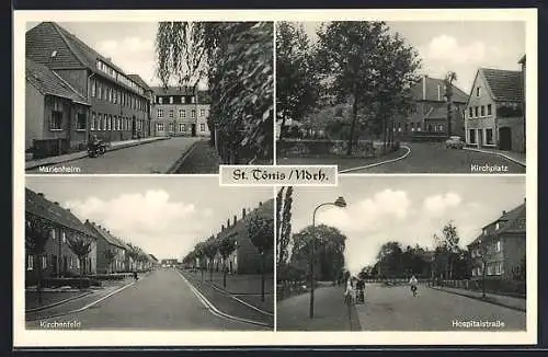 AK St. Tönis / Ndrh., Marienheim, Kirchenfeld, Hospitalstrasse